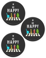 be happy Circle Ornament (Porcelain) tile
