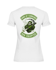 BACK-SONS OF CANNABIS 420 CHAPTER. Premium Fit Ladies Tee tile