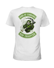 BACK-SONS OF CANNABIS 420 CHAPTER. Ladies T-Shirt tile