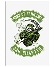 BACK-SONS OF CANNABIS 420 CHAPTER. Vertical Poster tile