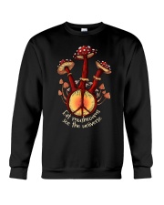 Eat mushrooms see the universe Crewneck Sweatshirt tile