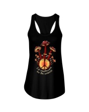 Eat mushrooms see the universe Ladies Flowy Tank tile