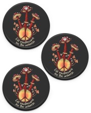 Eat mushrooms see the universe Circle Ornament (Porcelain) tile