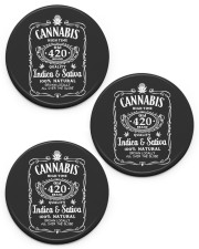 can-nabis high time Circle Ornament (Porcelain) tile