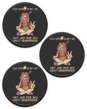 Old Hippies Don't Die Circle Ornament (Porcelain) tile