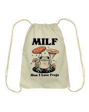 Man i love frogs Drawstring Bag tile