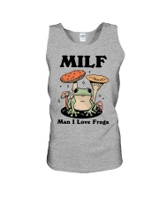 Man i love frogs Unisex Tank tile