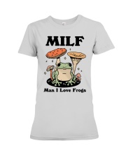 Man i love frogs Premium Fit Ladies Tee tile