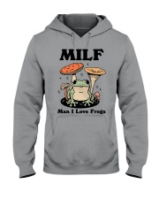 Man i love frogs Hooded Sweatshirt tile