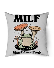 Man i love frogs Indoor Pillow tile
