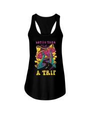 Let's take a trip Ladies Flowy Tank tile