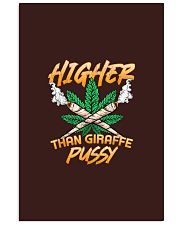 Higher Than Giraffe Pussy Funny Cannabis Vertical Poster tile