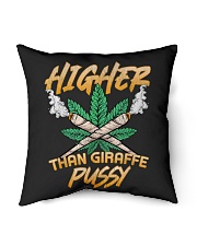 Higher Than Giraffe Pussy Funny Cannabis Indoor Pillow tile
