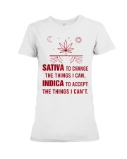 sativa-to-change-the-things-i-can-indica-to-accept-the-things-i Premium Fit Ladies Tee tile