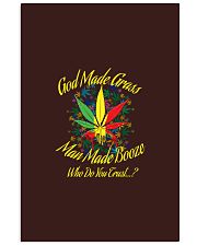 God Made Grass Man Made Booze 2 Vertical Poster tile
