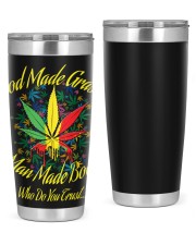 God Made Grass Man Made Booze 2 20oz Tumbler tile
