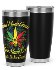 God Made Grass Man Made Booze 2 30oz Tumbler tile