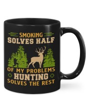 Sm-oking solves half of my problems Hunting solves the rest Mugs tile