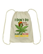 I Don't Do Drugs Can-nabis Drawstring Bag tile