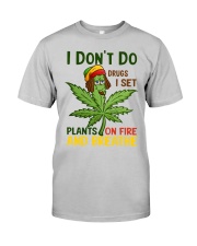 I Don't Do Drugs Can-nabis Classic T-Shirt front