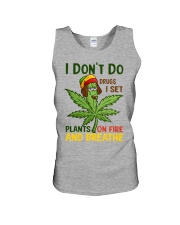 I Don't Do Drugs Can-nabis Unisex Tank tile