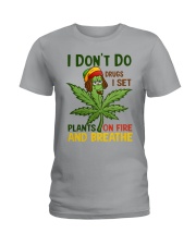 I Don't Do Drugs Can-nabis Ladies T-Shirt tile