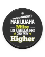 Mar-ijuana Mike Circle Ornament (Porcelain) tile