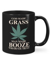 God Made Grass Man Made Booze Mugs tile