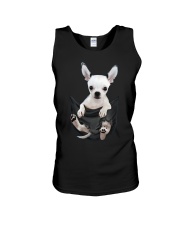 Chihuahua in pocket scratch shirt funny Unisex Tank thumbnail