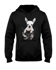 Chihuahua in pocket scratch shirt funny Hooded Sweatshirt thumbnail