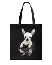 Chihuahua in pocket scratch shirt funny Tote Bag thumbnail