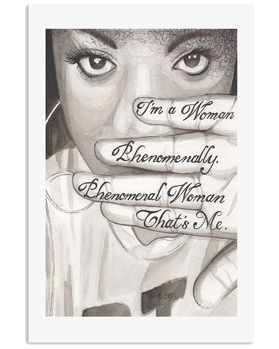 I'm a woman phenomenally that's me resist poster 11x17 Poster