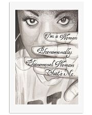 I'm a woman phenomenally that's me resist poster 11x17 Poster front
