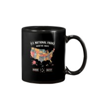 US National Parks Map Preserve Protect Mug thumbnail