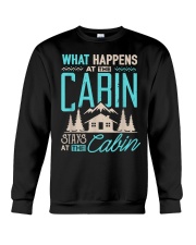 What Happens At The Cabin Stays At The Cabin Crewneck Sweatshirt thumbnail