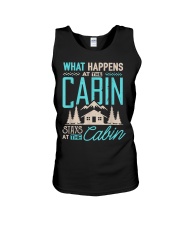 What Happens At The Cabin Stays At The Cabin Unisex Tank thumbnail