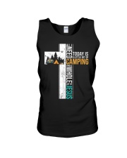 All I Need Today is Little Bit Camping Unisex Tank thumbnail