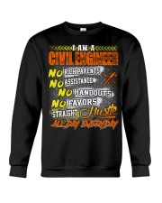 CIVIL ENGINEER NO RICH PARENTS Crewneck Sweatshirt thumbnail