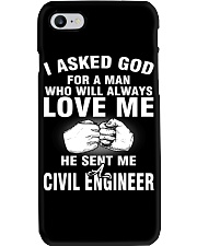 HE SENT ME A CIVIL ENGINEER Phone Case thumbnail