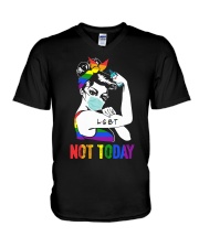 LGBT Not Today V-Neck T-Shirt thumbnail