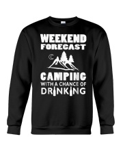 Weekend Forecast Camping Crewneck Sweatshirt thumbnail