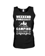 Weekend Forecast Camping Unisex Tank thumbnail