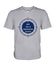 OUTER BANKS - I AM ON A TREASURE HUNT V-Neck T-Shirt thumbnail