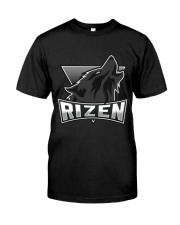 Rizen Gray Premium Fit Mens Tee front
