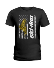 FLAG SKI YELLOW Ladies T-Shirt thumbnail