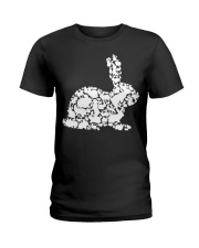 Love Rabbits Qwbwq Funny shirts Ladies T-Shirt thumbnail