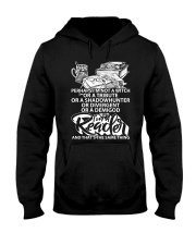 BUT I A READER -BOOK Hooded Sweatshirt thumbnail