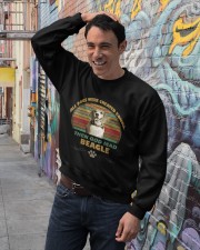 beagle sweetshirt Crewneck Sweatshirt lifestyle-unisex-sweatshirt-front-4