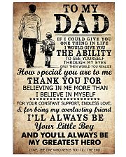To My Dad My Great Hero TATA 11x17 Poster front