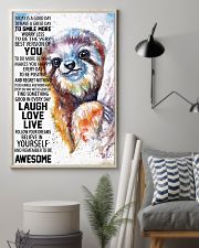 Sloth Today Poster HBH 03 11x17 Poster lifestyle-poster-1